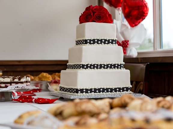 Torte im Rockabilly-Stil