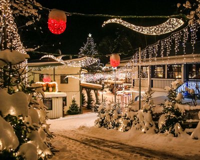 Die Westernstadt im Winter