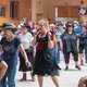 Sängerin Line Dance