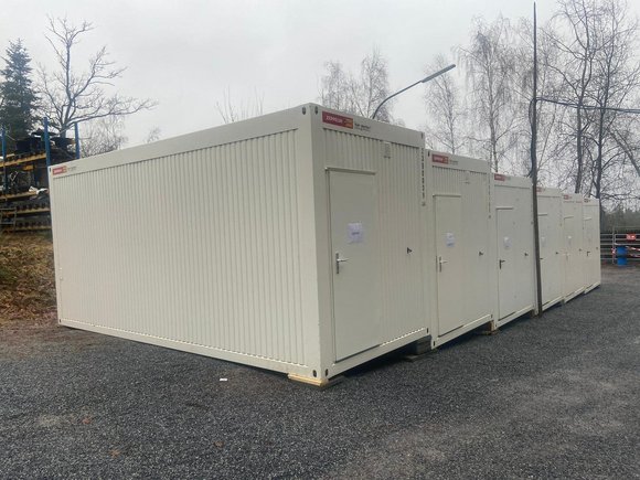 Update: Container als Übergangslösung